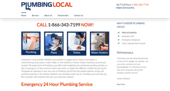 Desktop Screenshot of plumbinglocal.com